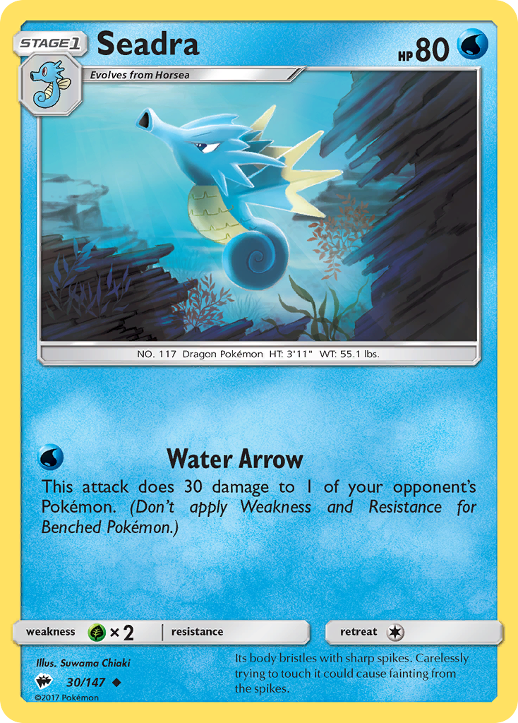 Seadra (30/147) [Sun & Moon: Burning Shadows] | Devastation Store
