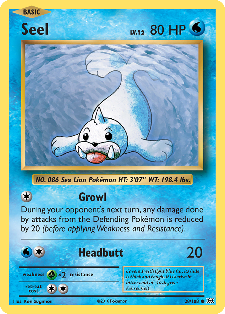 Seel (28/108) [XY: Evolutions] | Devastation Store