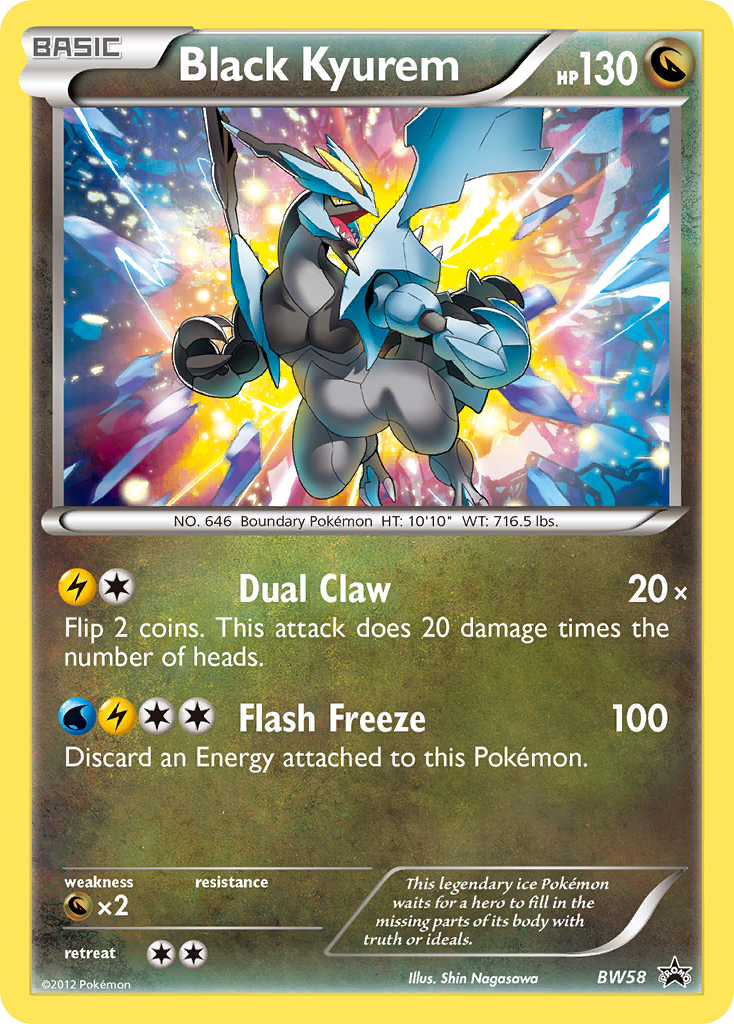 Black Kyurem (BW58) [Black & White: Black Star Promos] | Devastation Store