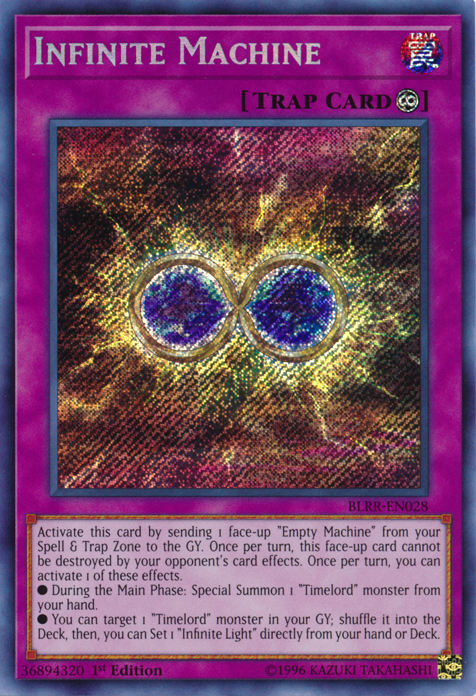 Infinite Machine [BLRR-EN028] Secret Rare | Devastation Store
