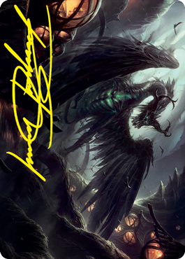 Beledros Witherbloom Art Card (Gold-Stamped Signature) [Strixhaven: School of Mages Art Series] | Devastation Store