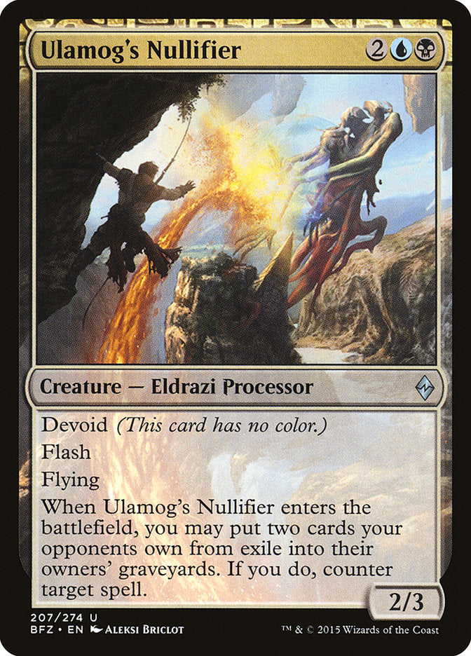 Ulamog's Nullifier [Battle for Zendikar] | Devastation Store