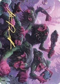 Hagi Mob Art Card (Gold-Stamped Signature) [Kaldheim: Art Series] | Devastation Store