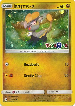 Jangmo o (75/111) (Toys R Us Promo) [Sun & Moon: Crimson Invasion] | Devastation Store