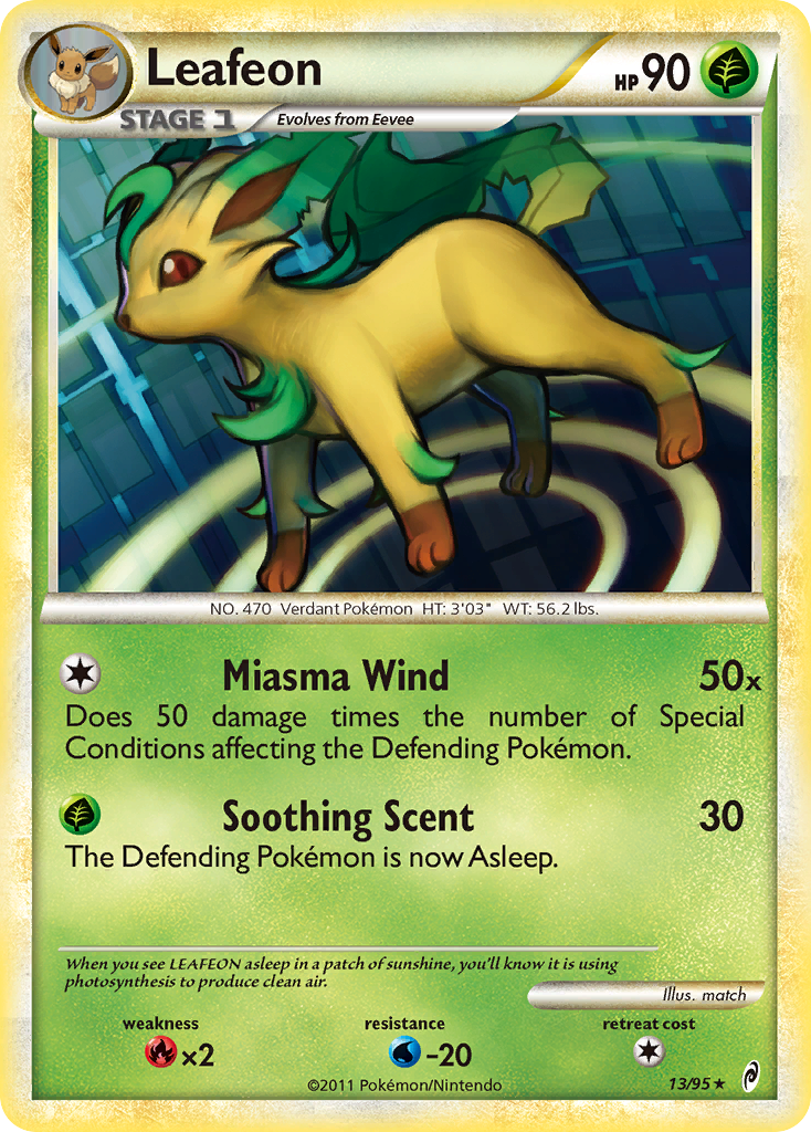 Leafeon (13/95) [HeartGold & SoulSilver: Call of Legends] | Devastation Store