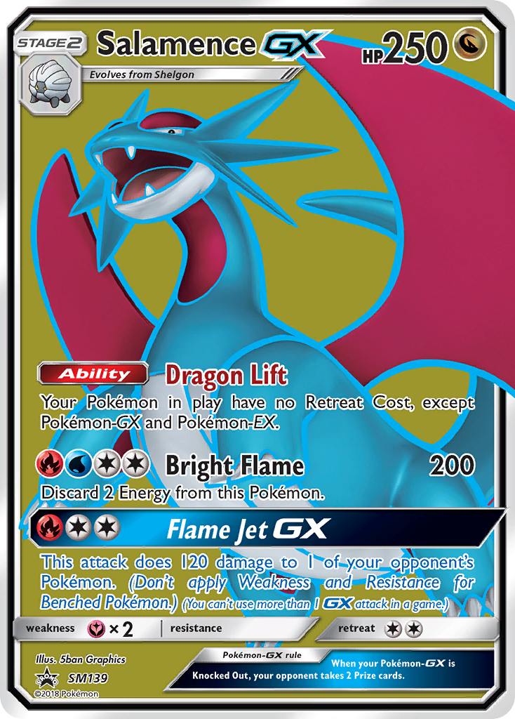 Salamence GX (SM139) [Sun & Moon: Black Star Promos] | Devastation Store