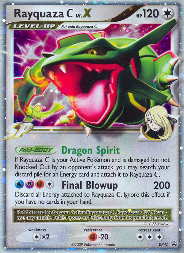 Rayquaza C LV.X (DP47) [Diamond & Pearl: Black Star Promos] | Devastation Store