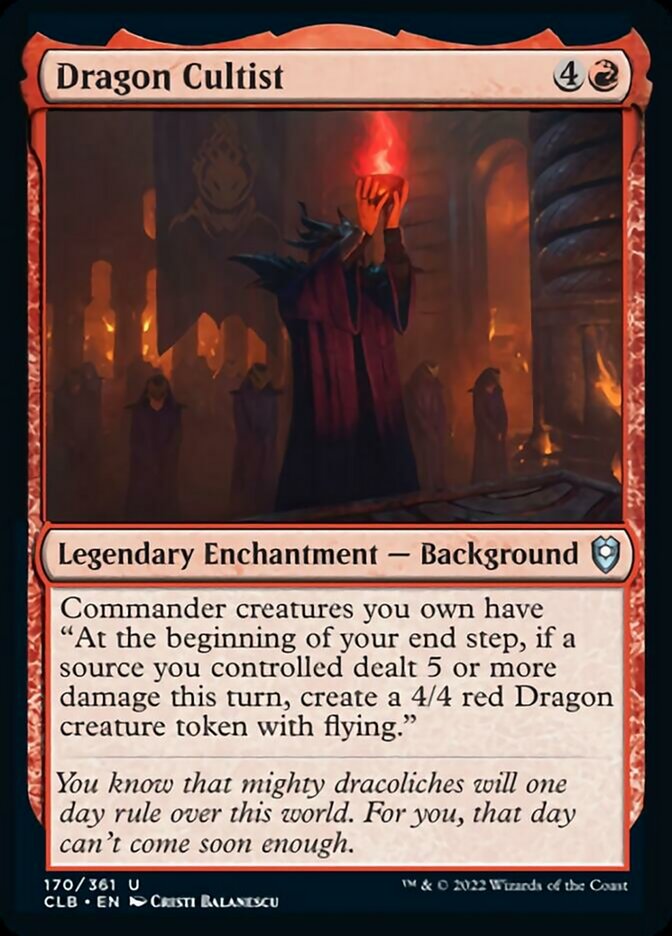 Dragon Cultist [Commander Legends: Battle for Baldur's Gate] | Devastation Store