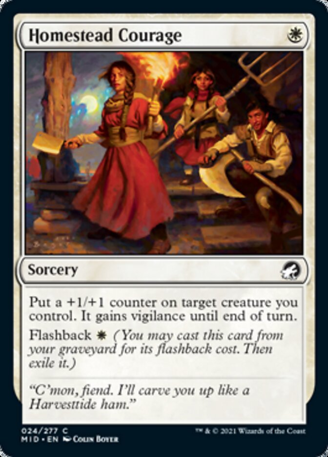 Homestead Courage [Innistrad: Midnight Hunt] | Devastation Store