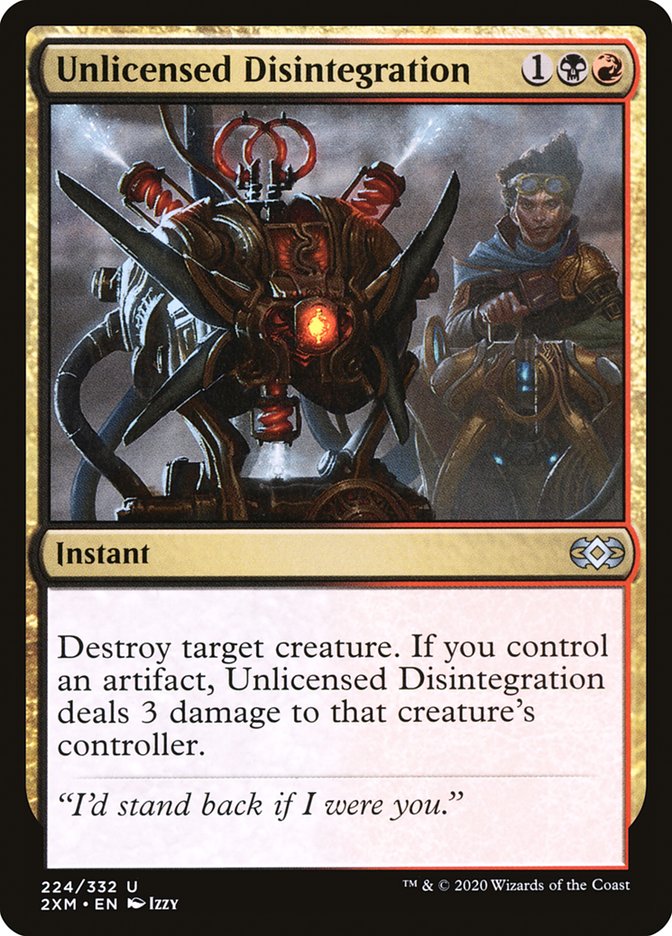 Unlicensed Disintegration [Double Masters] | Devastation Store