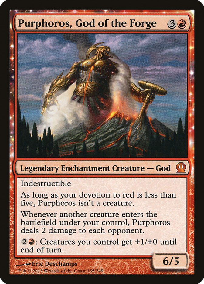 Purphoros, God of the Forge [Theros] - Devastation Store | Devastation Store