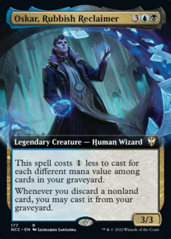 Oskar, Rubbish Reclaimer (Extended Art) [Streets of New Capenna Commander] | Devastation Store
