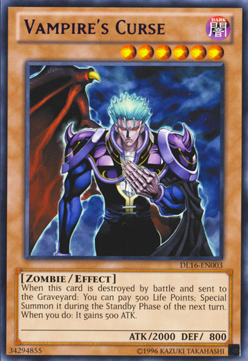Vampire's Curse (Purple) [DL16-EN003] Rare | Devastation Store