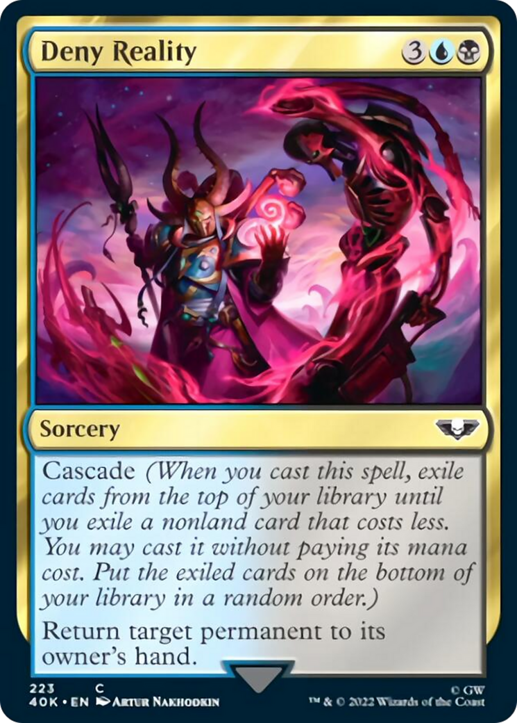 Deny Reality (Surge Foil) [Universes Beyond: Warhammer 40,000] | Devastation Store