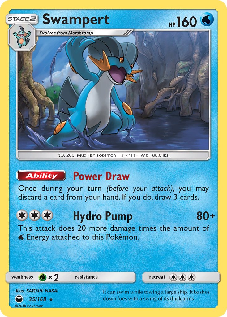 Swampert (35/168) (Theme Deck Exclusive) [Sun & Moon: Celestial Storm] | Devastation Store