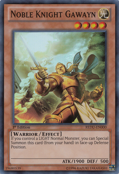 Noble Knight Gawayn [REDU-EN000] Super Rare - Devastation Store | Devastation Store