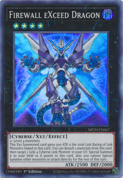 Firewall eXceed Dragon [MP20-EN067] Super Rare | Devastation Store