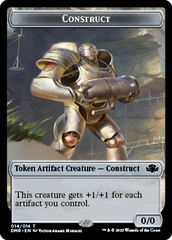 Goblin // Construct Double-Sided Token [Dominaria Remastered Tokens] | Devastation Store