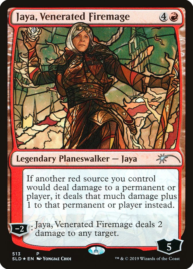 Jaya, Venerated Firemage (Stained Glass) [Secret Lair Drop Promos] | Devastation Store