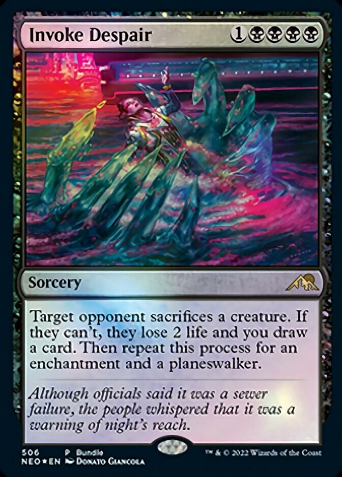 Invoke Despair (Bundle) [Kamigawa: Neon Dynasty] | Devastation Store