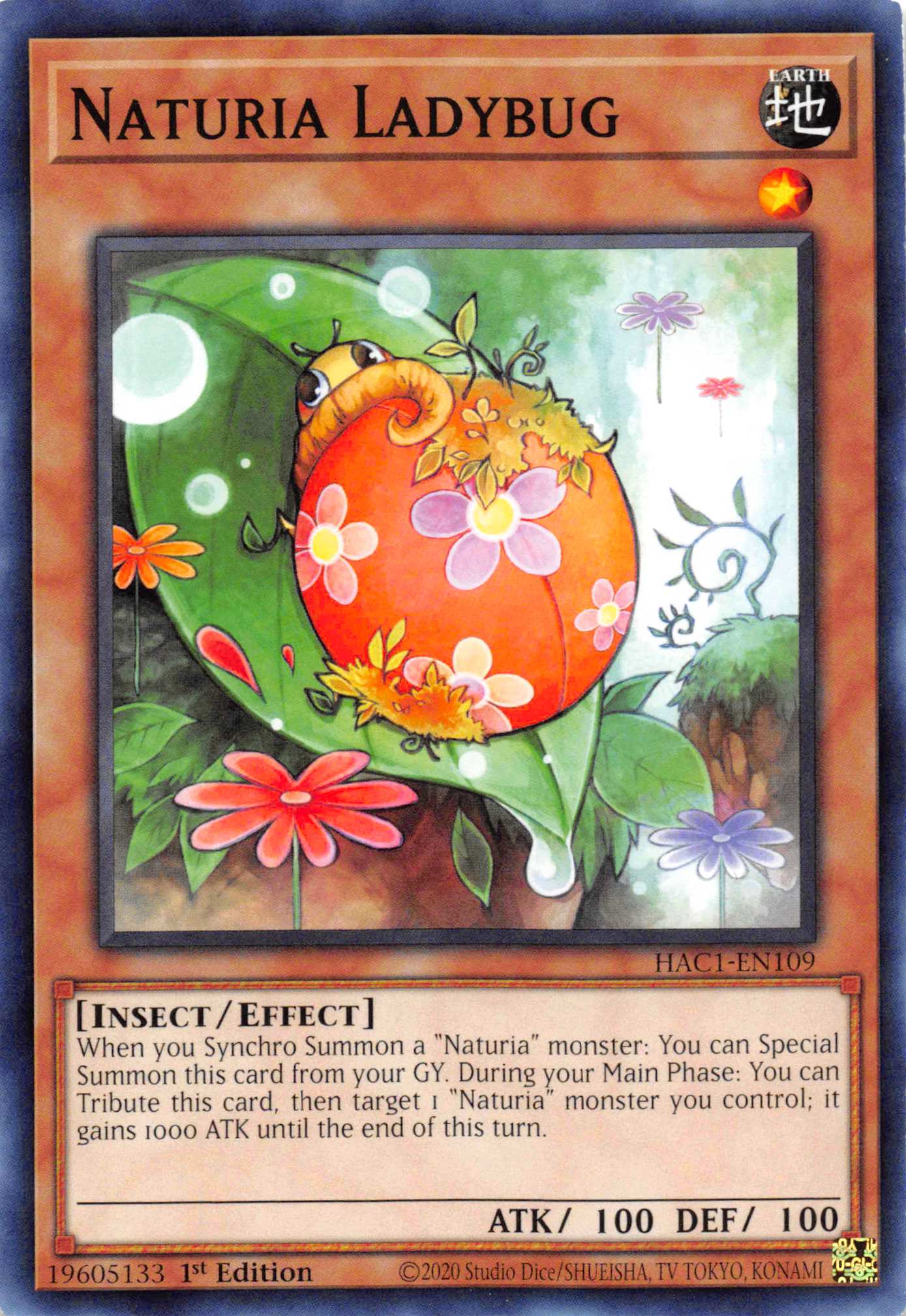 Naturia Ladybug [HAC1-EN109] Common | Devastation Store