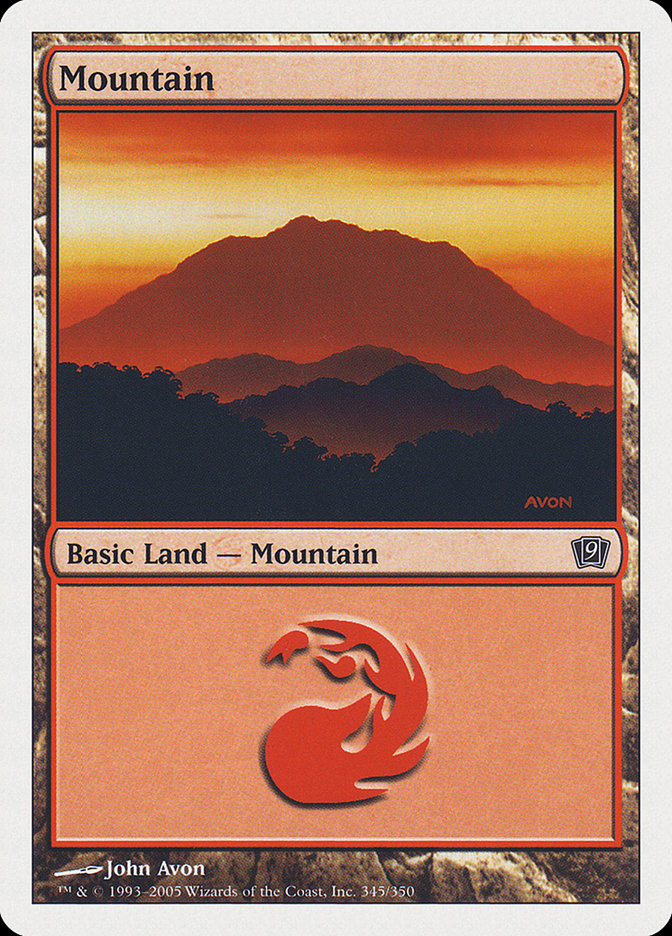 Mountain (345) [Ninth Edition] | Devastation Store