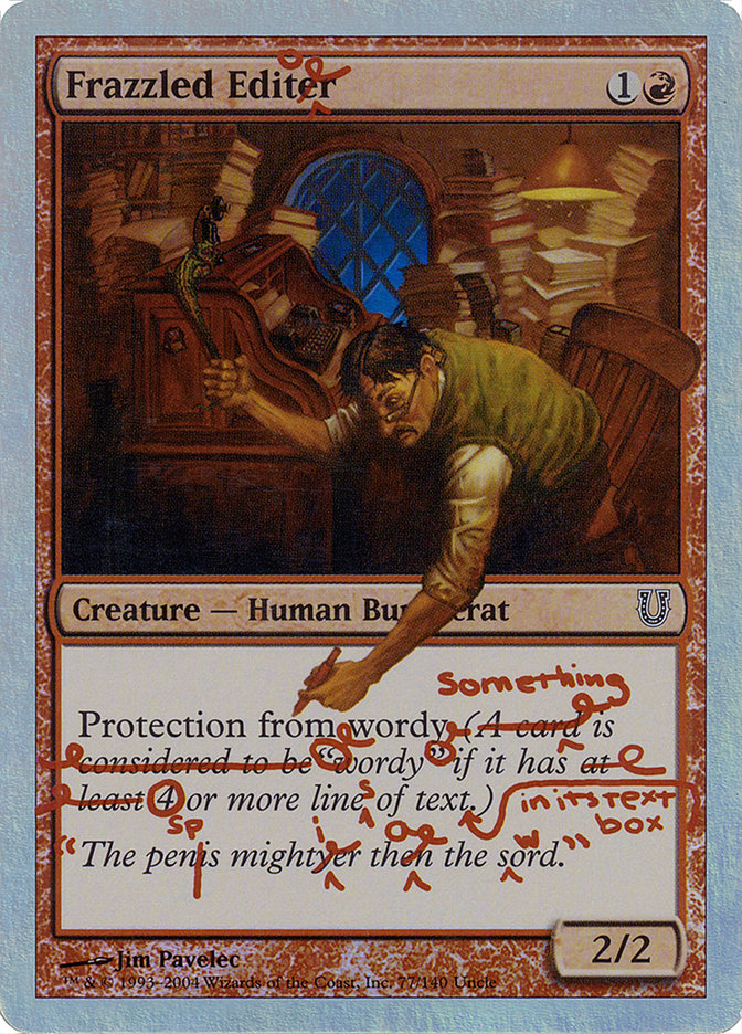 Frazzled Editor [Unhinged] - Devastation Store | Devastation Store