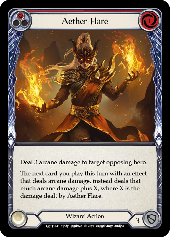 Aether Flare (Red) [ARC132-C] 1st Edition Normal - Devastation Store | Devastation Store