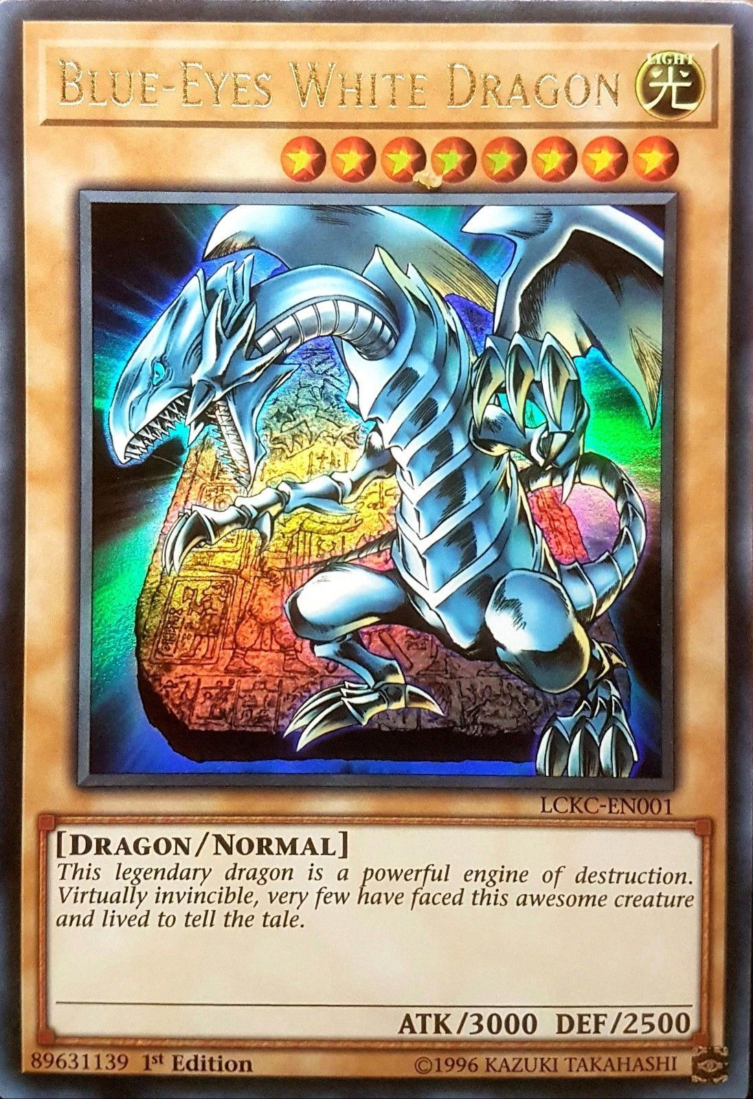 Blue-Eyes White Dragon (Version 4) [LCKC-EN001] Ultra Rare | Devastation Store