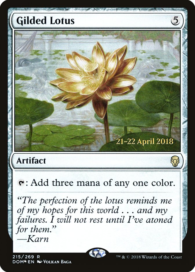 Gilded Lotus  [Dominaria Prerelease Promos] - Devastation Store | Devastation Store