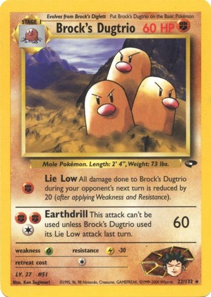 Brock's Dugtrio (22/132) [Gym Challenge Unlimited] | Devastation Store