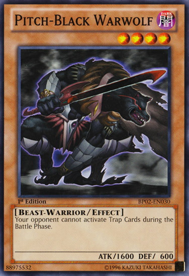 Pitch-Black Warwolf [BP02-EN030] Mosaic Rare | Devastation Store