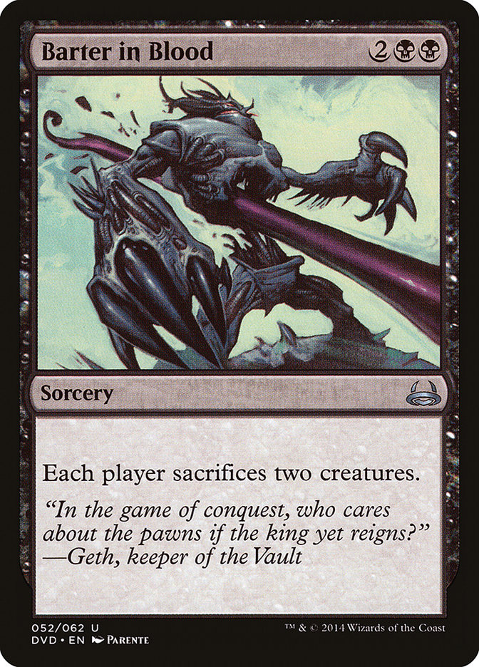 Barter in Blood (Divine vs. Demonic) [Duel Decks Anthology] - Devastation Store | Devastation Store