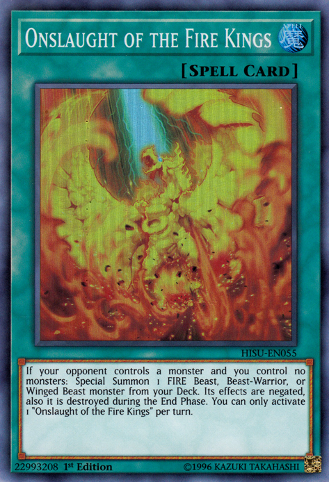 Onslaught of the Fire Kings [HISU-EN055] Super Rare | Devastation Store