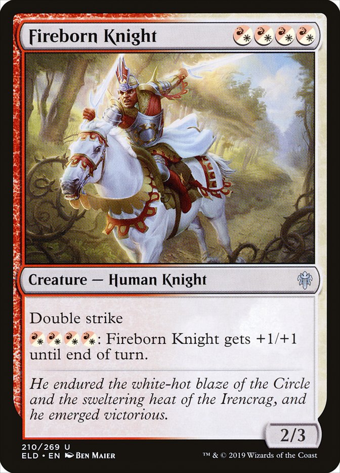 Fireborn Knight [Throne of Eldraine] | Devastation Store