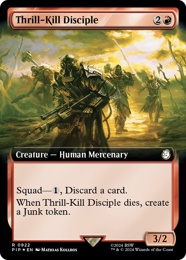 Thrill-Kill Disciple (Extended Art) (Surge Foil) [Fallout] | Devastation Store