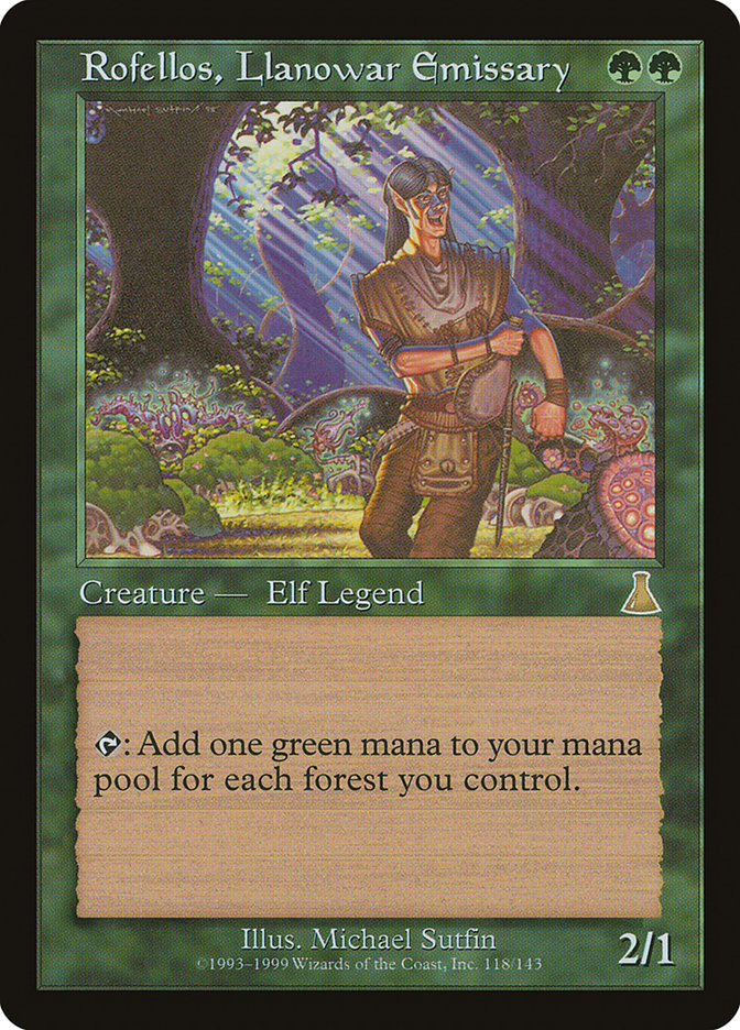 Rofellos, Llanowar Emissary [Urza's Destiny] - Devastation Store | Devastation Store