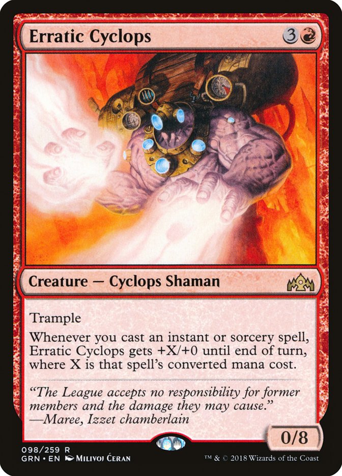 Erratic Cyclops [Guilds of Ravnica] | Devastation Store