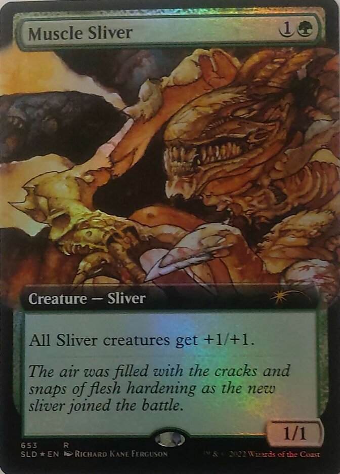 Muscle Sliver (Extended Art) [Secret Lair Drop Promos] | Devastation Store