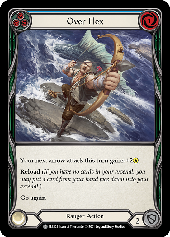 Over Flex (Blue) [ELE221] (Tales of Aria)  1st Edition Normal | Devastation Store