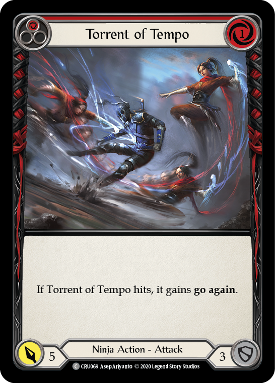 Torrent of Tempo (Red) [CRU069] 1st Edition Normal - Devastation Store | Devastation Store