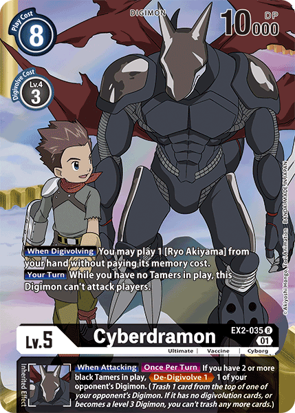 Cyberdramon [EX2-035] (Alternate Art) [Digital Hazard] | Devastation Store