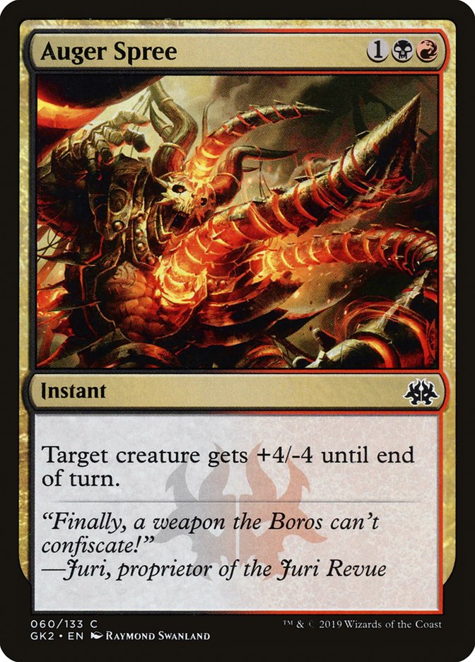 Auger Spree [Ravnica Allegiance Guild Kit] | Devastation Store