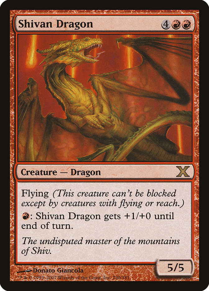 Shivan Dragon [Tenth Edition] - Devastation Store | Devastation Store