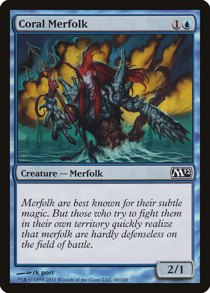 Coral Merfolk [Magic 2012] | Devastation Store
