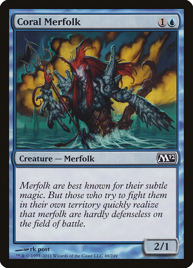 Coral Merfolk [Magic 2012] | Devastation Store