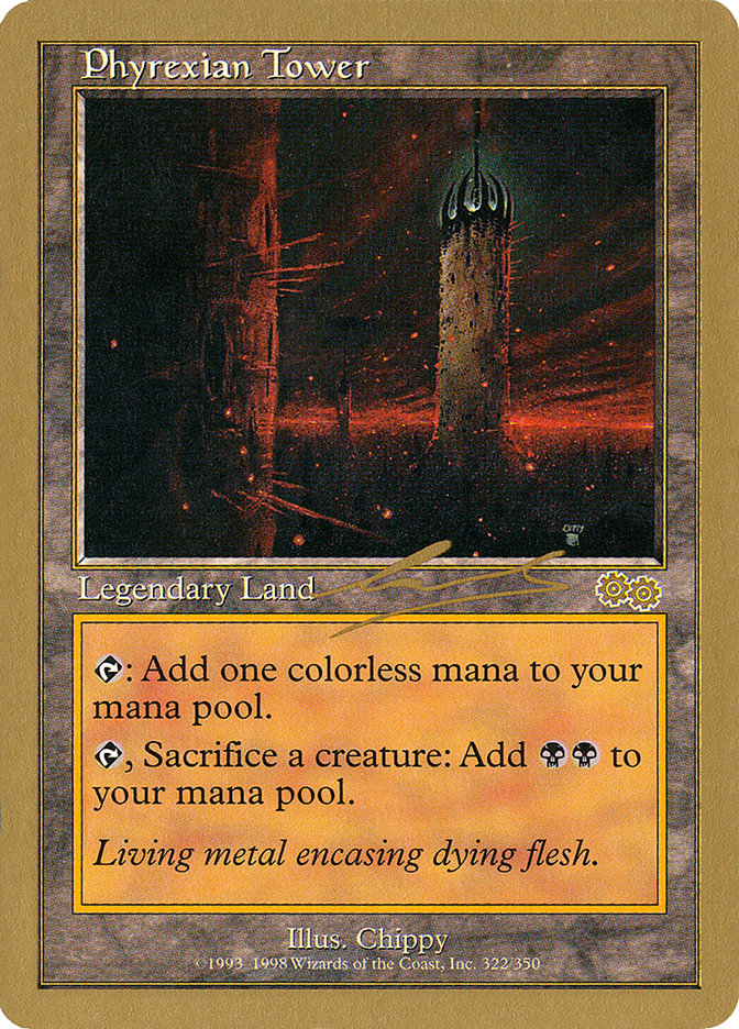 Phyrexian Tower (Nicolas Labarre) [World Championship Decks 2000] | Devastation Store