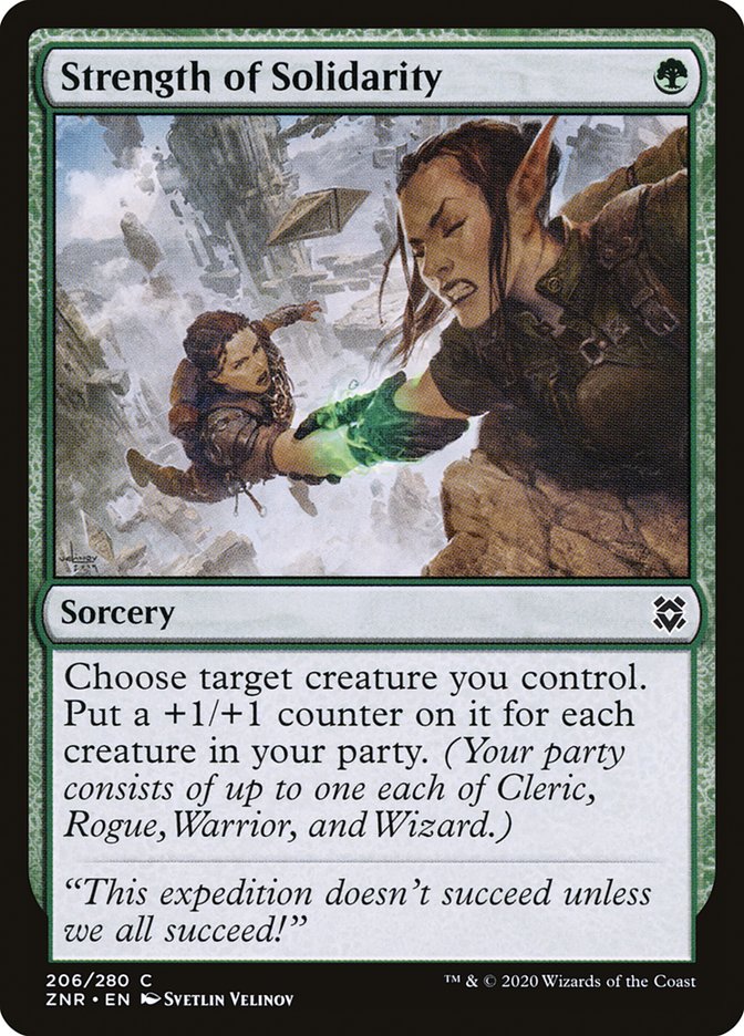 Strength of Solidarity [Zendikar Rising] | Devastation Store