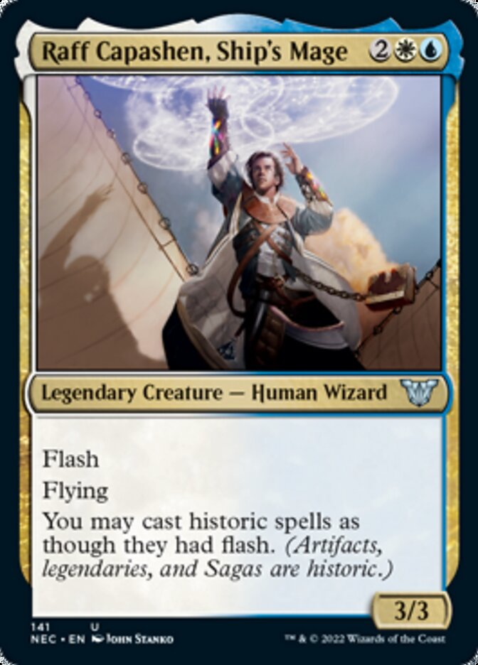 Raff Capashen, Ship's Mage [Kamigawa: Neon Dynasty Commander] | Devastation Store