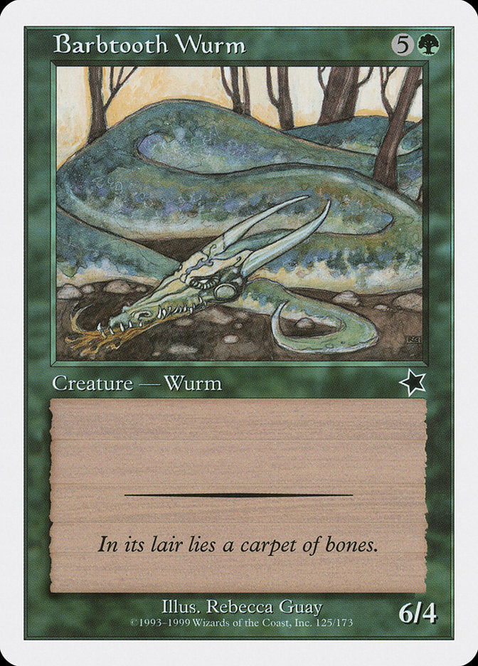 Barbtooth Wurm [Starter 1999] | Devastation Store